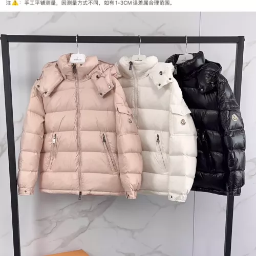 Cheap Moncler Down Feather Coat Long Sleeved For Women #1371230 Replica Wholesale [$132.00 USD] [ITEM#1371230] on Replica Moncler Down Feather Coat