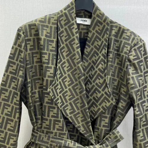 Cheap Fendi Jackets Long Sleeved For Women #1371326 Replica Wholesale [$132.00 USD] [ITEM#1371326] on Replica Fendi Jackets