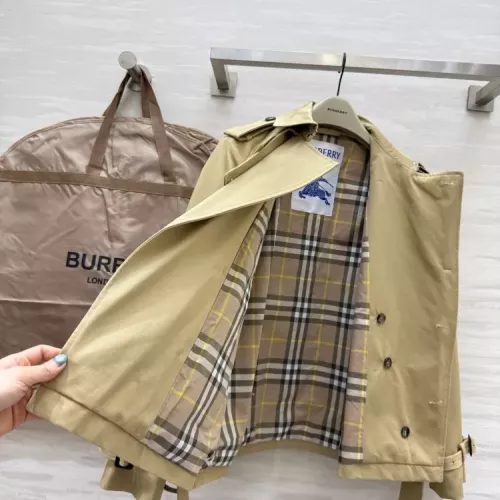 Cheap Burberry Trench Coat Long Sleeved For Women #1371329 Replica Wholesale [$160.00 USD] [ITEM#1371329] on Replica Burberry Trench Coat