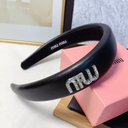Cheap MIU MIU Headband For Women #1371372 Replica Wholesale [$25.00 USD] [ITEM#1371372] on Replica MIU MIU Headband