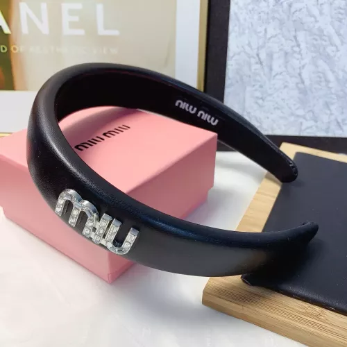 Cheap MIU MIU Headband For Women #1371372 Replica Wholesale [$25.00 USD] [ITEM#1371372] on Replica MIU MIU Headband
