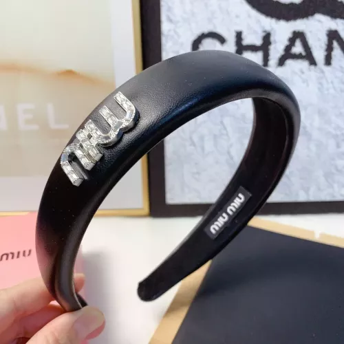 Cheap MIU MIU Headband For Women #1371372 Replica Wholesale [$25.00 USD] [ITEM#1371372] on Replica MIU MIU Headband