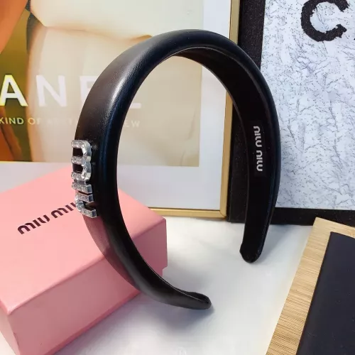 Cheap MIU MIU Headband For Women #1371372 Replica Wholesale [$25.00 USD] [ITEM#1371372] on Replica MIU MIU Headband