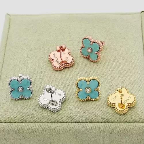 Cheap Van Cleef &amp; Arpels Earrings For Women #1371379 Replica Wholesale [$25.00 USD] [ITEM#1371379] on Replica Van Cleef &amp; Arpels Earrings