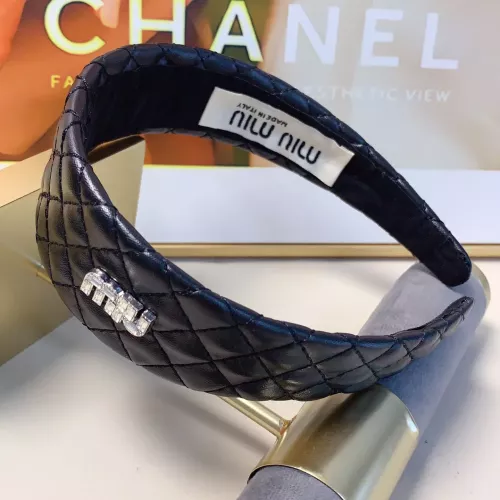 Cheap MIU MIU Headband For Women #1371384 Replica Wholesale [$25.00 USD] [ITEM#1371384] on Replica MIU MIU Headband
