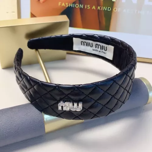 Cheap MIU MIU Headband For Women #1371384 Replica Wholesale [$25.00 USD] [ITEM#1371384] on Replica MIU MIU Headband