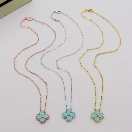 Cheap Van Cleef &amp; Arpels Necklaces For Women #1371399 Replica Wholesale [$25.00 USD] [ITEM#1371399] on Replica Van Cleef &amp; Arpels Necklaces