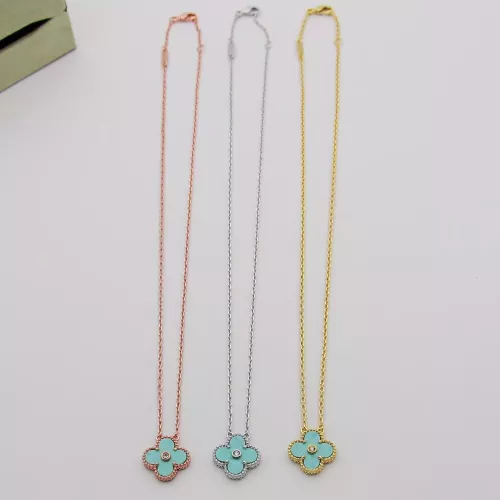 Cheap Van Cleef &amp; Arpels Necklaces For Women #1371402 Replica Wholesale [$25.00 USD] [ITEM#1371402] on Replica Van Cleef &amp; Arpels Necklaces