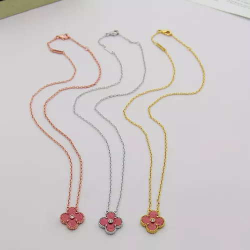 Cheap Van Cleef &amp; Arpels Necklaces For Women #1371404 Replica Wholesale [$25.00 USD] [ITEM#1371404] on Replica Van Cleef &amp; Arpels Necklaces