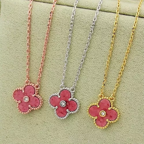 Cheap Van Cleef &amp; Arpels Necklaces For Women #1371404 Replica Wholesale [$25.00 USD] [ITEM#1371404] on Replica Van Cleef &amp; Arpels Necklaces