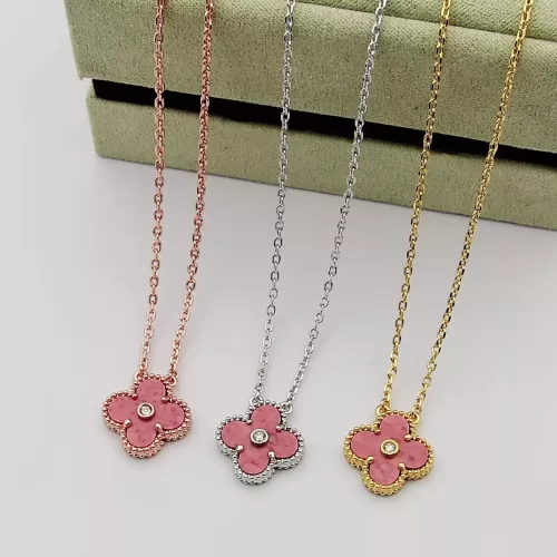 Cheap Van Cleef &amp; Arpels Necklaces For Women #1371404 Replica Wholesale [$25.00 USD] [ITEM#1371404] on Replica Van Cleef &amp; Arpels Necklaces