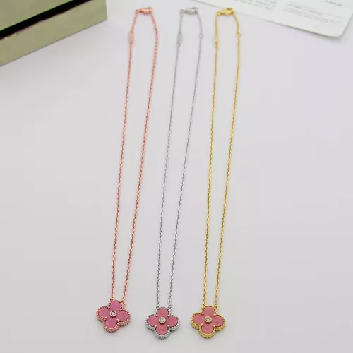 Cheap Van Cleef &amp; Arpels Necklaces For Women #1371404 Replica Wholesale [$25.00 USD] [ITEM#1371404] on Replica Van Cleef &amp; Arpels Necklaces