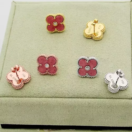 Cheap Van Cleef &amp; Arpels Earrings For Women #1371409 Replica Wholesale [$25.00 USD] [ITEM#1371409] on Replica Van Cleef &amp; Arpels Earrings