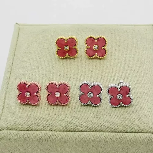 Cheap Van Cleef &amp; Arpels Earrings For Women #1371410 Replica Wholesale [$25.00 USD] [ITEM#1371410] on Replica Van Cleef &amp; Arpels Earrings