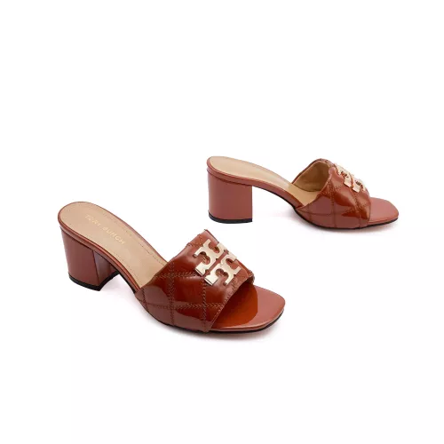 Cheap Tory Burch TB Slippers For Women #1371572 Replica Wholesale [$85.00 USD] [ITEM#1371572] on Replica Tory Burch TB Slippers
