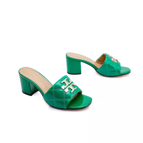 Cheap Tory Burch TB Slippers For Women #1371573 Replica Wholesale [$85.00 USD] [ITEM#1371573] on Replica Tory Burch TB Slippers