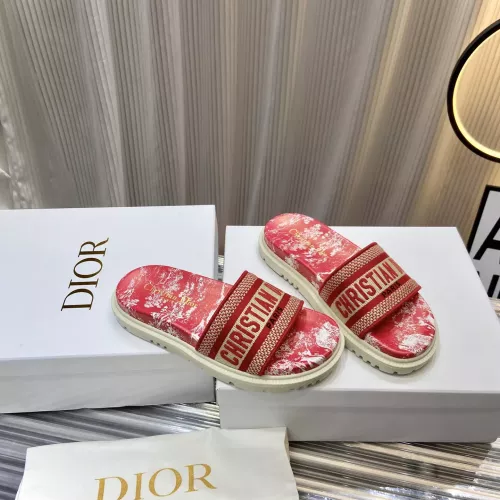Cheap Christian Dior Slippers For Women #1371681 Replica Wholesale [$76.00 USD] [ITEM#1371681] on Replica Christian Dior Slippers