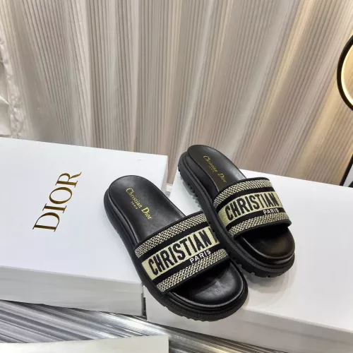 Cheap Christian Dior Slippers For Women #1371683 Replica Wholesale [$76.00 USD] [ITEM#1371683] on Replica Christian Dior Slippers