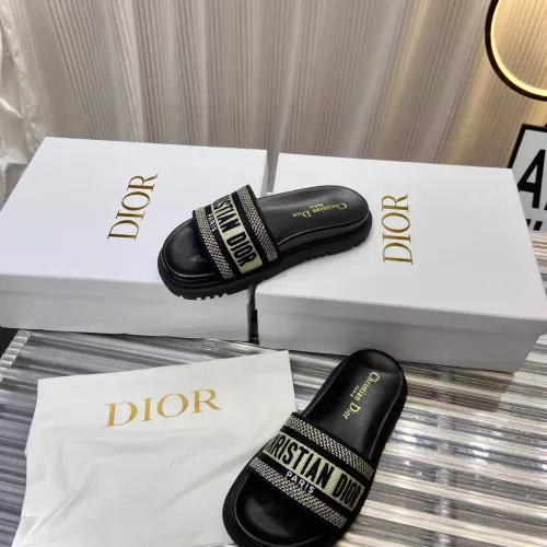 Cheap Christian Dior Slippers For Women #1371683 Replica Wholesale [$76.00 USD] [ITEM#1371683] on Replica Christian Dior Slippers