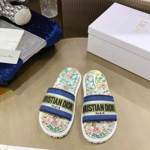 Cheap Christian Dior Slippers For Women #1371684 Replica Wholesale [$80.00 USD] [ITEM#1371684] on Replica Christian Dior Slippers
