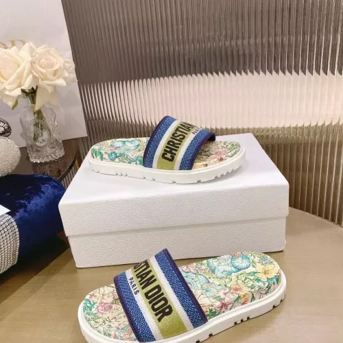 Cheap Christian Dior Slippers For Women #1371684 Replica Wholesale [$80.00 USD] [ITEM#1371684] on Replica Christian Dior Slippers