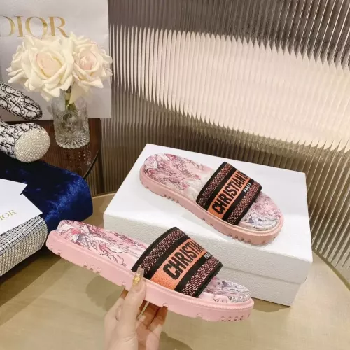 Cheap Christian Dior Slippers For Women #1371685 Replica Wholesale [$80.00 USD] [ITEM#1371685] on Replica Christian Dior Slippers