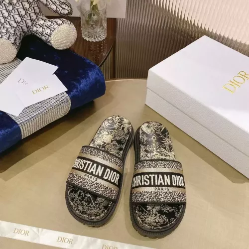 Cheap Christian Dior Slippers For Women #1371686 Replica Wholesale [$80.00 USD] [ITEM#1371686] on Replica Christian Dior Slippers