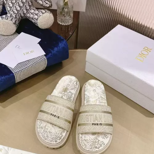 Cheap Christian Dior Slippers For Women #1371687 Replica Wholesale [$80.00 USD] [ITEM#1371687] on Replica Christian Dior Slippers