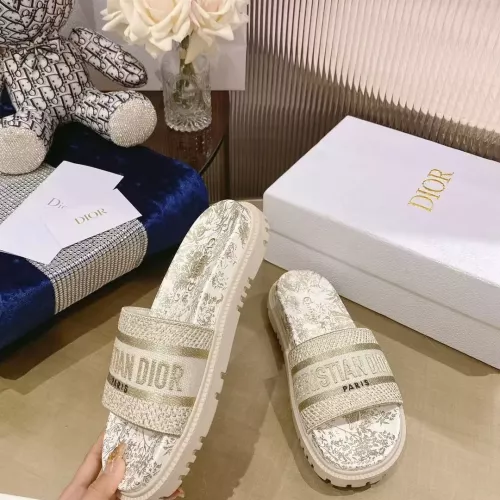 Cheap Christian Dior Slippers For Women #1371687 Replica Wholesale [$80.00 USD] [ITEM#1371687] on Replica Christian Dior Slippers