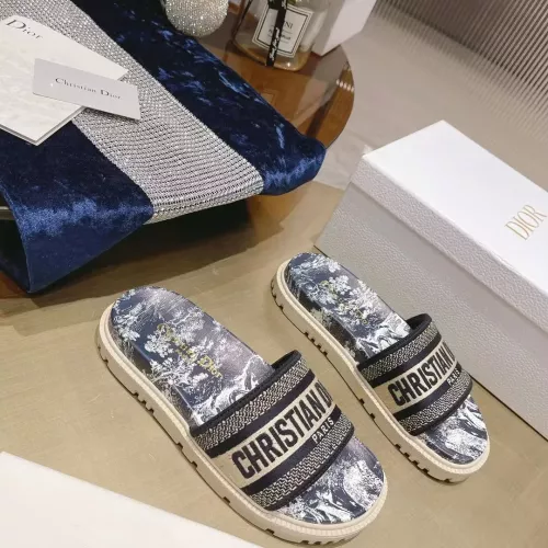 Cheap Christian Dior Slippers For Women #1371690 Replica Wholesale [$80.00 USD] [ITEM#1371690] on Replica Christian Dior Slippers