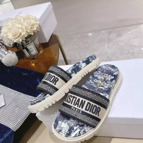 Cheap Christian Dior Slippers For Women #1371690 Replica Wholesale [$80.00 USD] [ITEM#1371690] on Replica Christian Dior Slippers