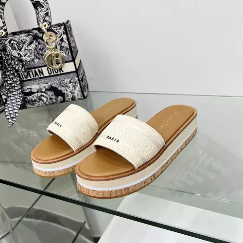 Cheap Christian Dior Slippers For Women #1371699 Replica Wholesale [$100.00 USD] [ITEM#1371699] on Replica Christian Dior Slippers