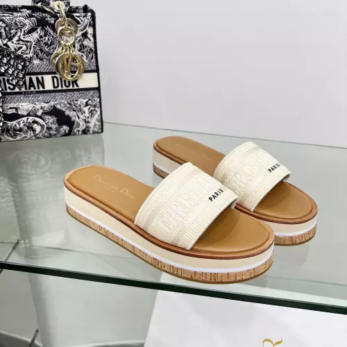 Cheap Christian Dior Slippers For Women #1371699 Replica Wholesale [$100.00 USD] [ITEM#1371699] on Replica Christian Dior Slippers