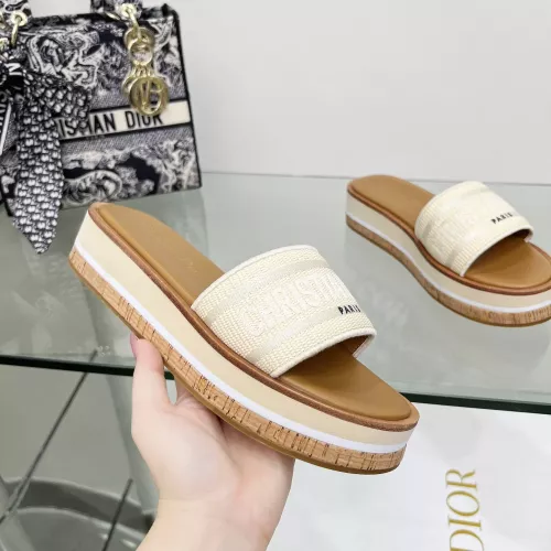 Cheap Christian Dior Slippers For Women #1371699 Replica Wholesale [$100.00 USD] [ITEM#1371699] on Replica Christian Dior Slippers
