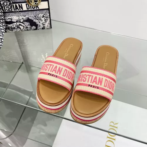 Cheap Christian Dior Slippers For Women #1371700 Replica Wholesale [$100.00 USD] [ITEM#1371700] on Replica Christian Dior Slippers