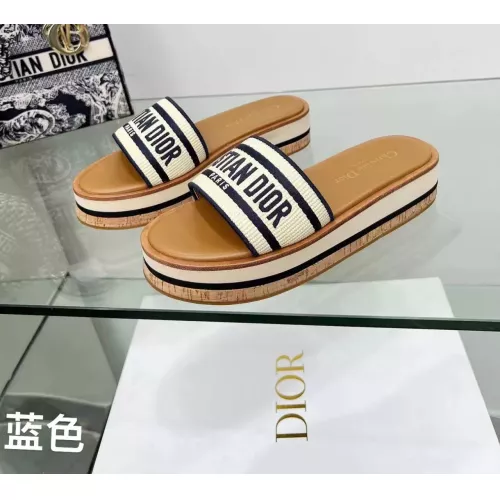 Cheap Christian Dior Slippers For Women #1371708 Replica Wholesale [$100.00 USD] [ITEM#1371708] on Replica Christian Dior Slippers