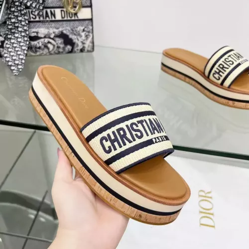 Cheap Christian Dior Slippers For Women #1371708 Replica Wholesale [$100.00 USD] [ITEM#1371708] on Replica Christian Dior Slippers