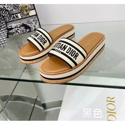 Cheap Christian Dior Slippers For Women #1371709 Replica Wholesale [$100.00 USD] [ITEM#1371709] on Replica Christian Dior Slippers