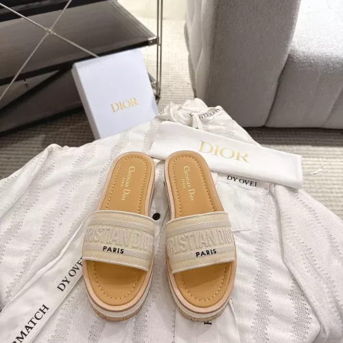 Cheap Christian Dior Slippers For Women #1371718 Replica Wholesale [$100.00 USD] [ITEM#1371718] on Replica Christian Dior Slippers