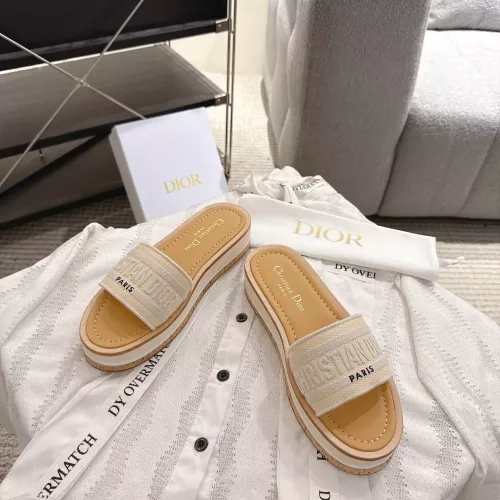 Cheap Christian Dior Slippers For Women #1371718 Replica Wholesale [$100.00 USD] [ITEM#1371718] on Replica Christian Dior Slippers