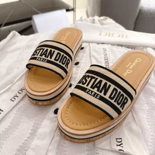 Cheap Christian Dior Slippers For Women #1371722 Replica Wholesale [$100.00 USD] [ITEM#1371722] on Replica Christian Dior Slippers