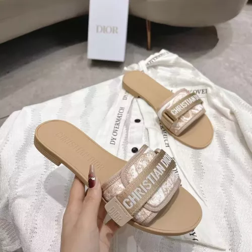 Cheap Christian Dior Slippers For Women #1371723 Replica Wholesale [$76.00 USD] [ITEM#1371723] on Replica Christian Dior Slippers