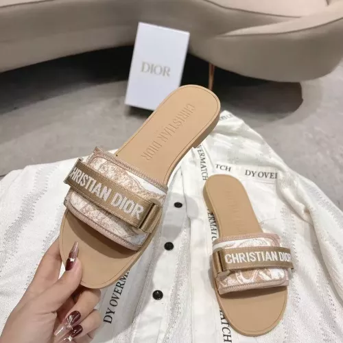 Cheap Christian Dior Slippers For Women #1371723 Replica Wholesale [$76.00 USD] [ITEM#1371723] on Replica Christian Dior Slippers