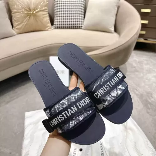 Cheap Christian Dior Slippers For Women #1371726 Replica Wholesale [$76.00 USD] [ITEM#1371726] on Replica Christian Dior Slippers