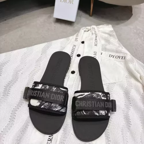 Cheap Christian Dior Slippers For Women #1371730 Replica Wholesale [$76.00 USD] [ITEM#1371730] on Replica Christian Dior Slippers