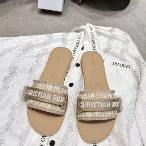 Cheap Christian Dior Slippers For Women #1371737 Replica Wholesale [$76.00 USD] [ITEM#1371737] on Replica Christian Dior Slippers
