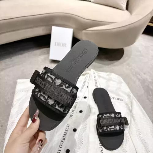 Cheap Christian Dior Slippers For Women #1371740 Replica Wholesale [$76.00 USD] [ITEM#1371740] on Replica Christian Dior Slippers