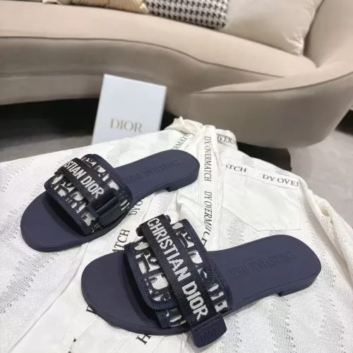 Cheap Christian Dior Slippers For Women #1371743 Replica Wholesale [$76.00 USD] [ITEM#1371743] on Replica Christian Dior Slippers