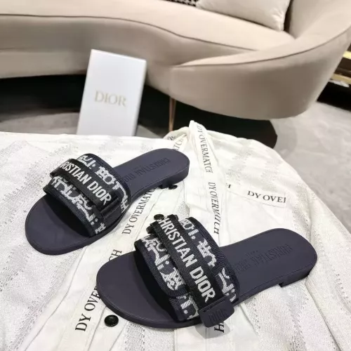 Cheap Christian Dior Slippers For Women #1371744 Replica Wholesale [$76.00 USD] [ITEM#1371744] on Replica Christian Dior Slippers
