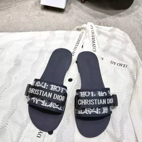 Cheap Christian Dior Slippers For Women #1371744 Replica Wholesale [$76.00 USD] [ITEM#1371744] on Replica Christian Dior Slippers